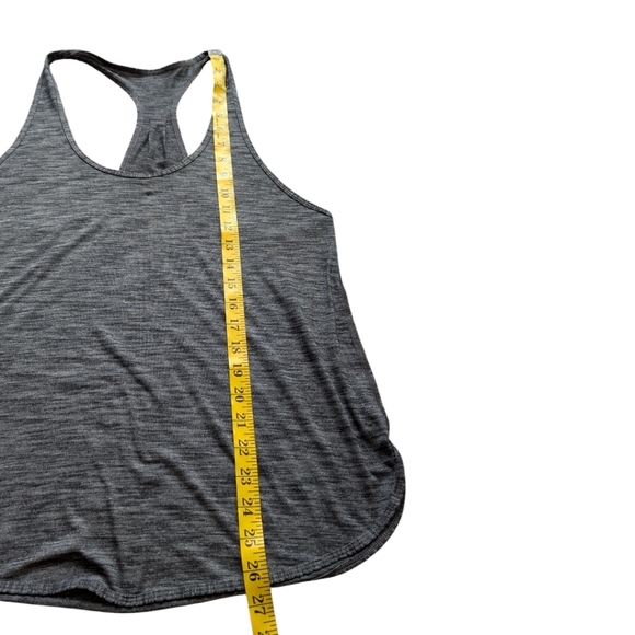 Lululemon 105 F Singlet Active Run Yoga Athletic Women 10 Heathered Black 12/14 - Picture 9 of 9